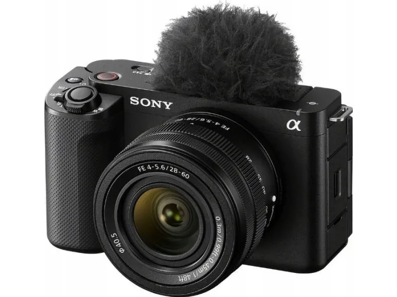 Sony a ZV-E1L - Digitalkamera - spejlløst - 12.1 MP - Full Frame - 4K / 59.94 fps - 2.1x optisk zoom FE 28-60 mm f/4-5.6 objektiv - NFC, Wi-Fi, Bluetooth - sort