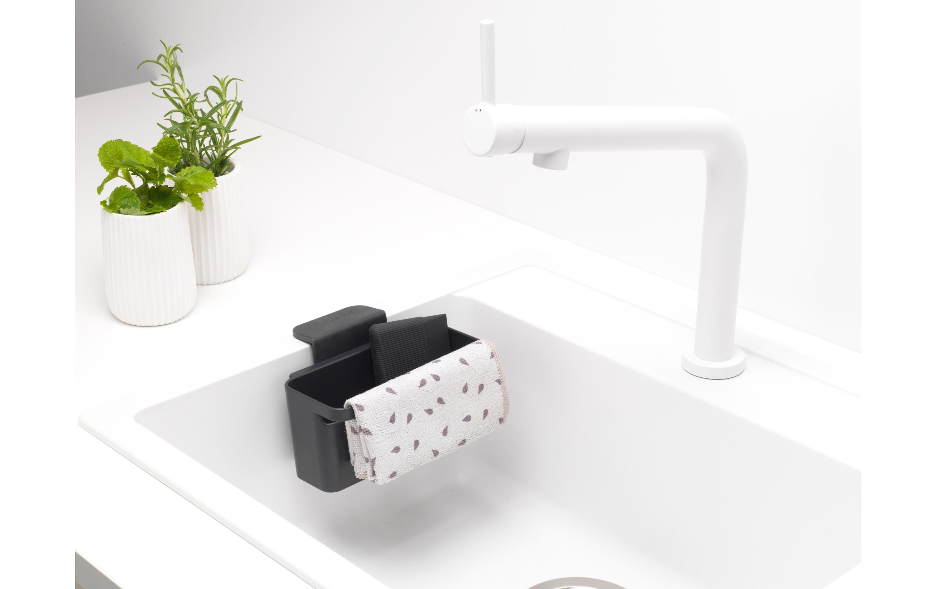 Spültrog-Organizer DunkelgrauSpültrog-Organisierer Sink Side