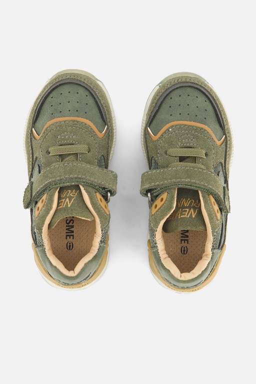 Shoesme Trainer Sneakers groen Leer