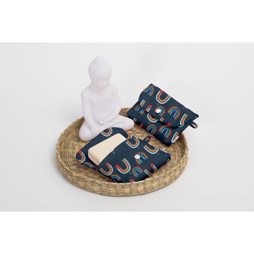 Pochette Savon Poules En Ciel