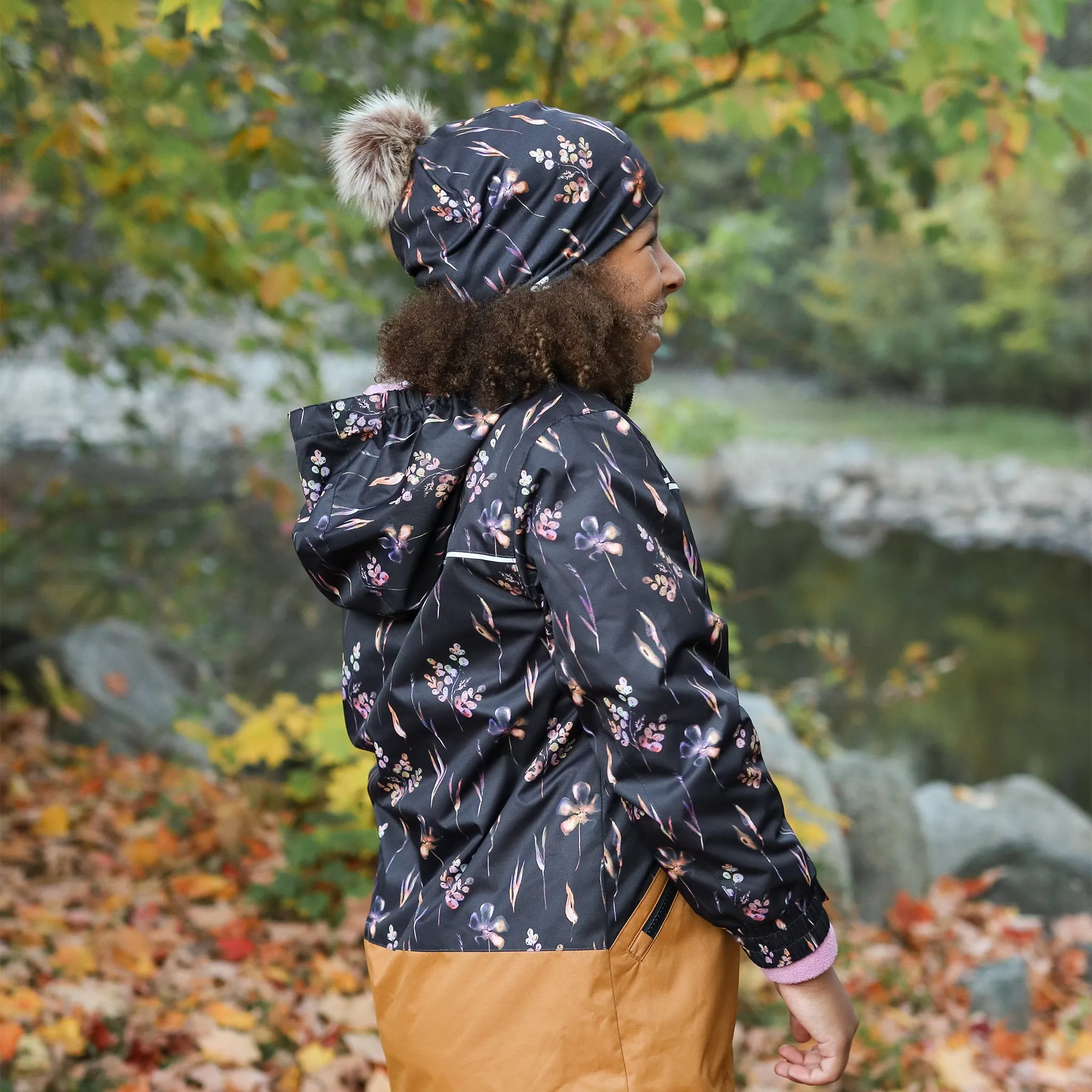Deer Mountain Tuque Pompon Anemones 7-14ans