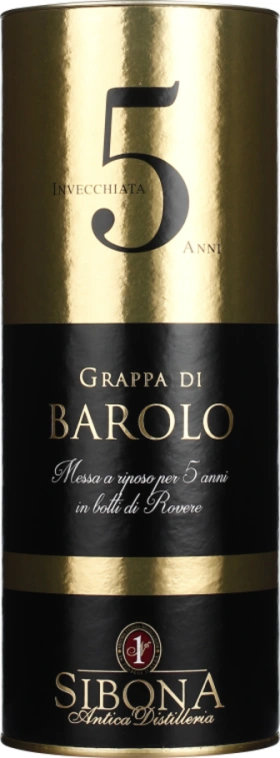 SIBONA GRAPPA 5 YEARS BAROLO 50CL