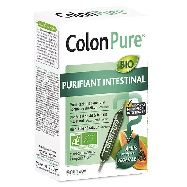 Nutreov Colon puro orgânico 20 ampolas
