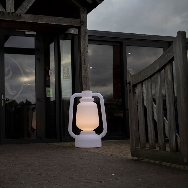 Vloerlamp wit 110 cm IP44- Storm Extra Large