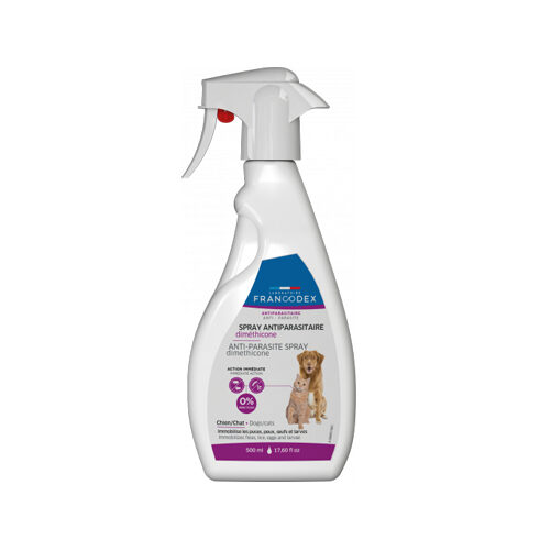 Francodex Dimethicone Antiparasite Spray Hond & Kat