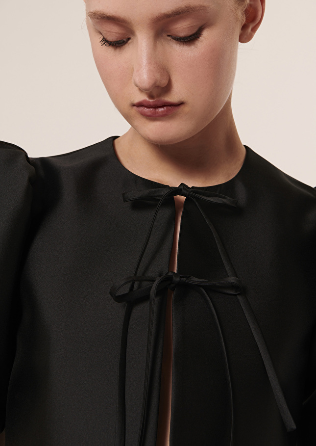 Veste Valentinenoire en satin