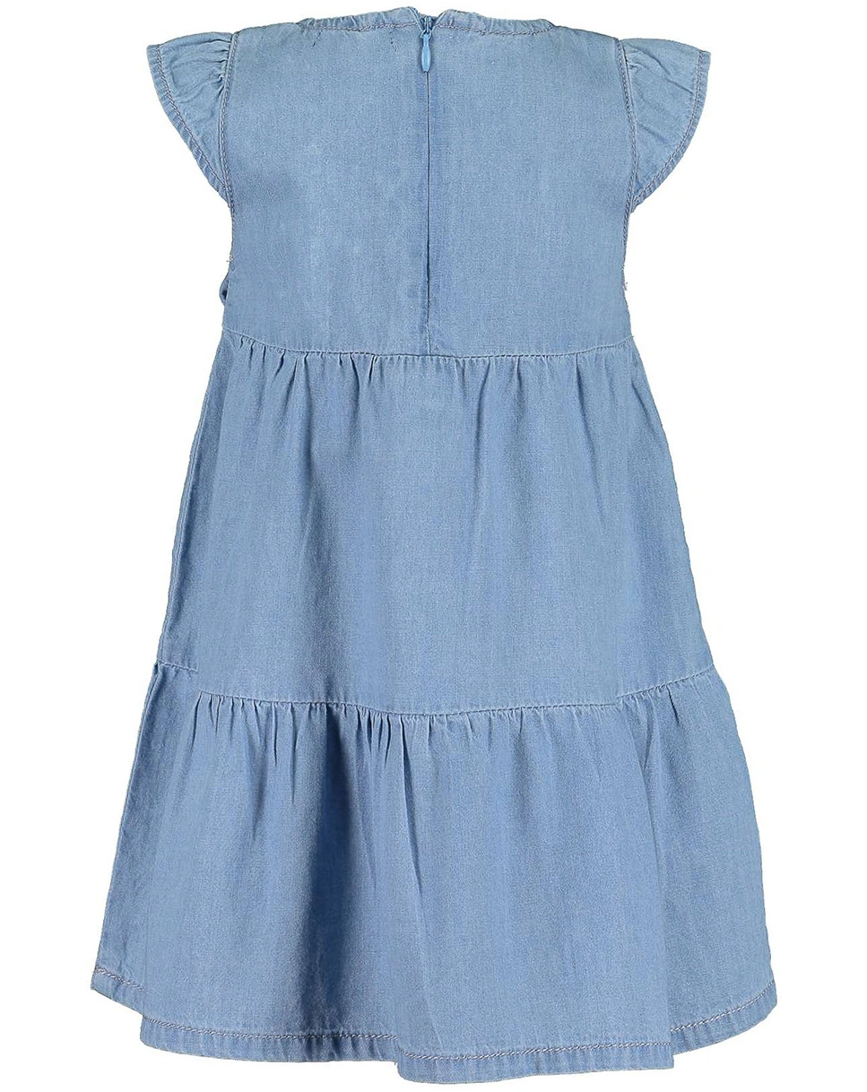 Kurzarmkleid LOADS OF LOVE in jeansblau