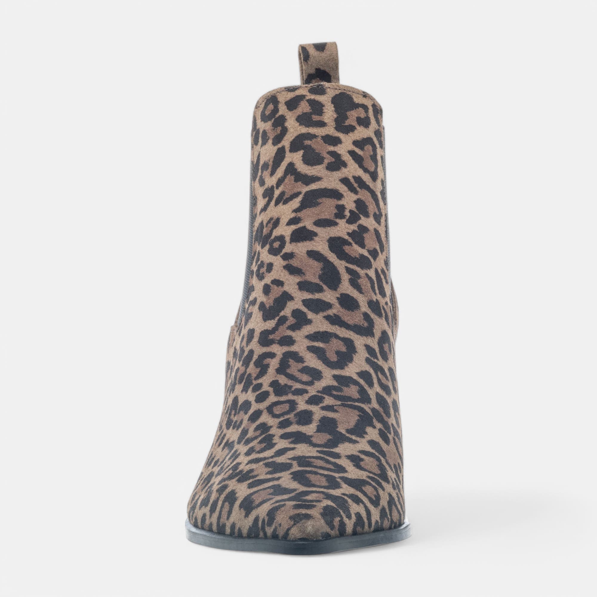 Santiags à talon Femme en cuir camel