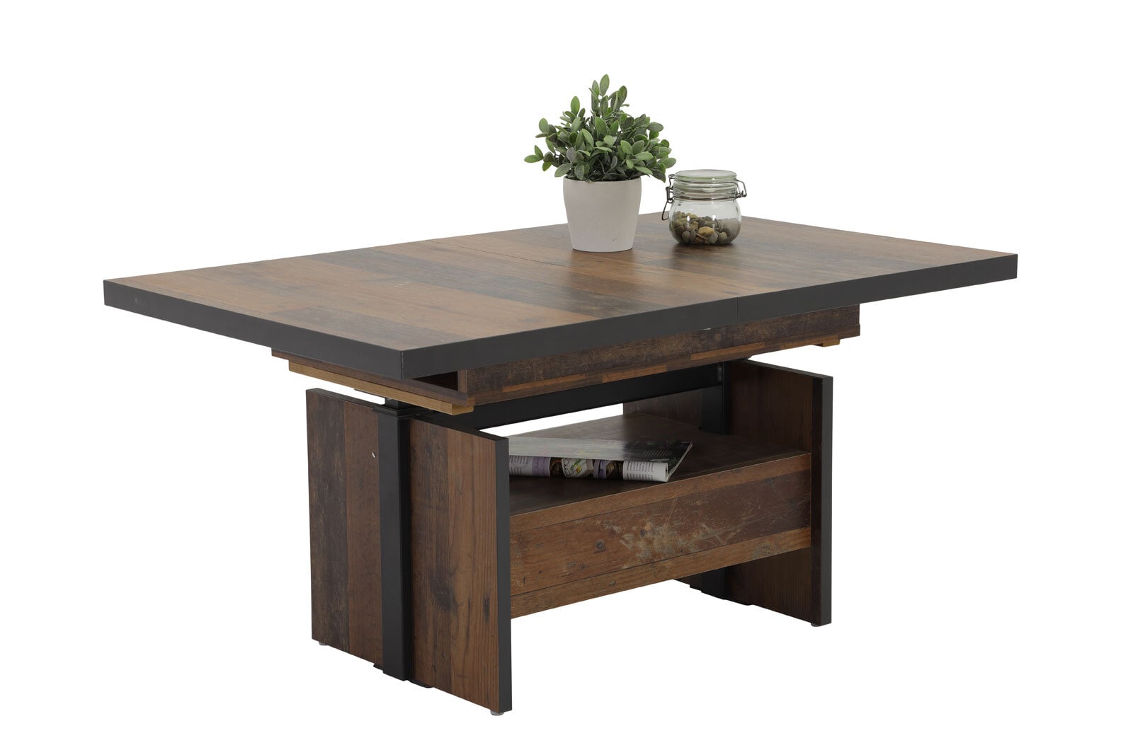 Couchtisch Noah, Oldwood Schubkasten