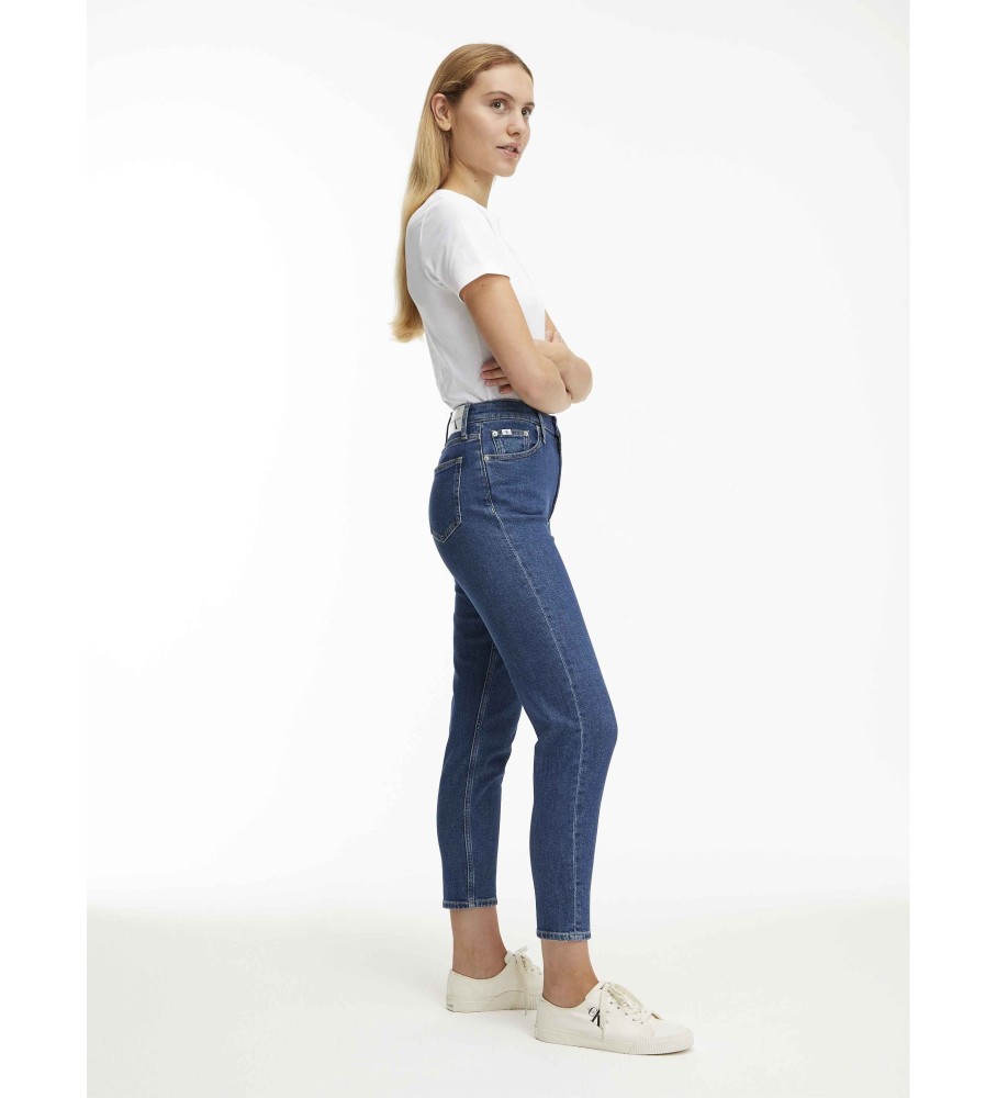 Calvin Klein Jeans Jean Mom azul escuro