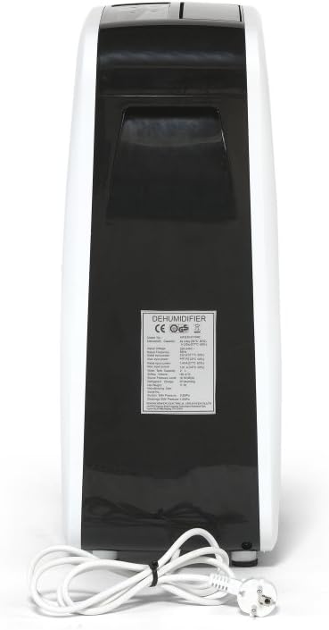TROTEC TTK 71 E Déshumidificateur d'air, Déshumidificateur Electrique, Déshumidificateur Portable, Absorbeur d'humidité, Déshumidification Max. 24 l/j, pour 50 m² Max., Hygrostat intégré
