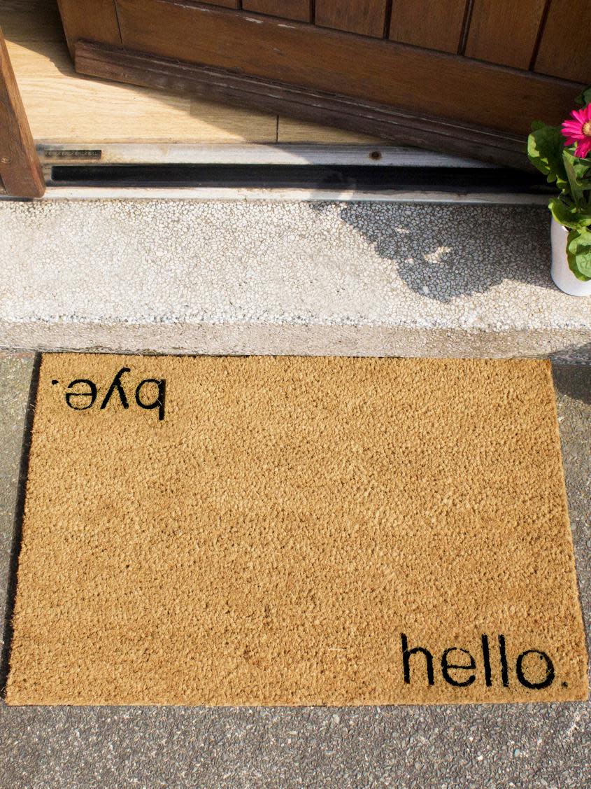 Deurmat Hello Bye
