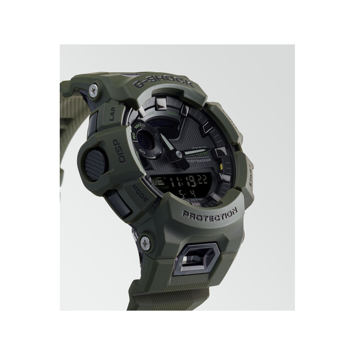 Montre G-SHOCK homme bracelet résine vert foncé