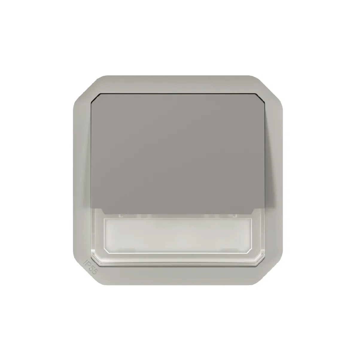 Legrand Plexo 069544L - Bouton Poussoir Inverseur - Gris