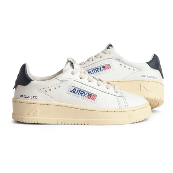 Autry Baskets Kids Medalist Low Cuir | Bleu marine