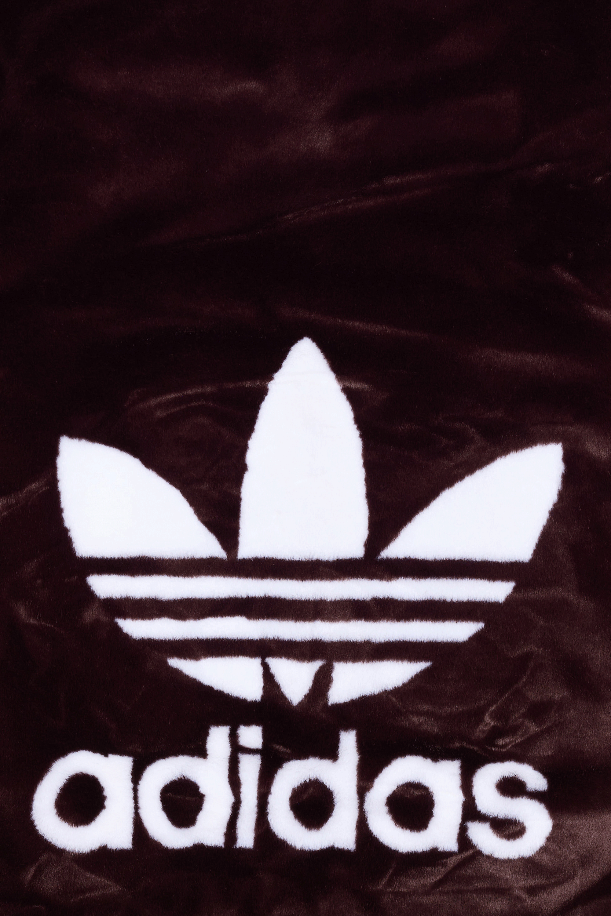 ADIDAS Veste FAUX FUR JACKET Marron
