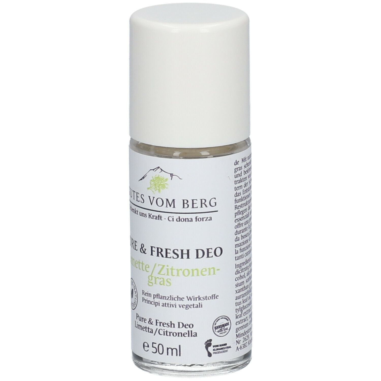 GUTES VOM BERG PURE & FRESH DEO Limette / Zitronengras
