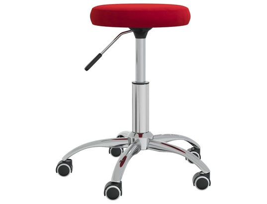 VIDAXL - Chaise de bureau Chaise pivotante de bureau rouge bordeaux velours