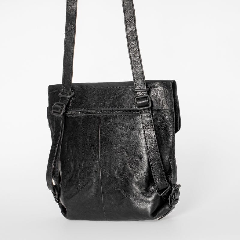 Aunts & Uncles Grandma's Luxury Club Backpack / Shoulderbag Mrs. Mince Pie Black Smoke