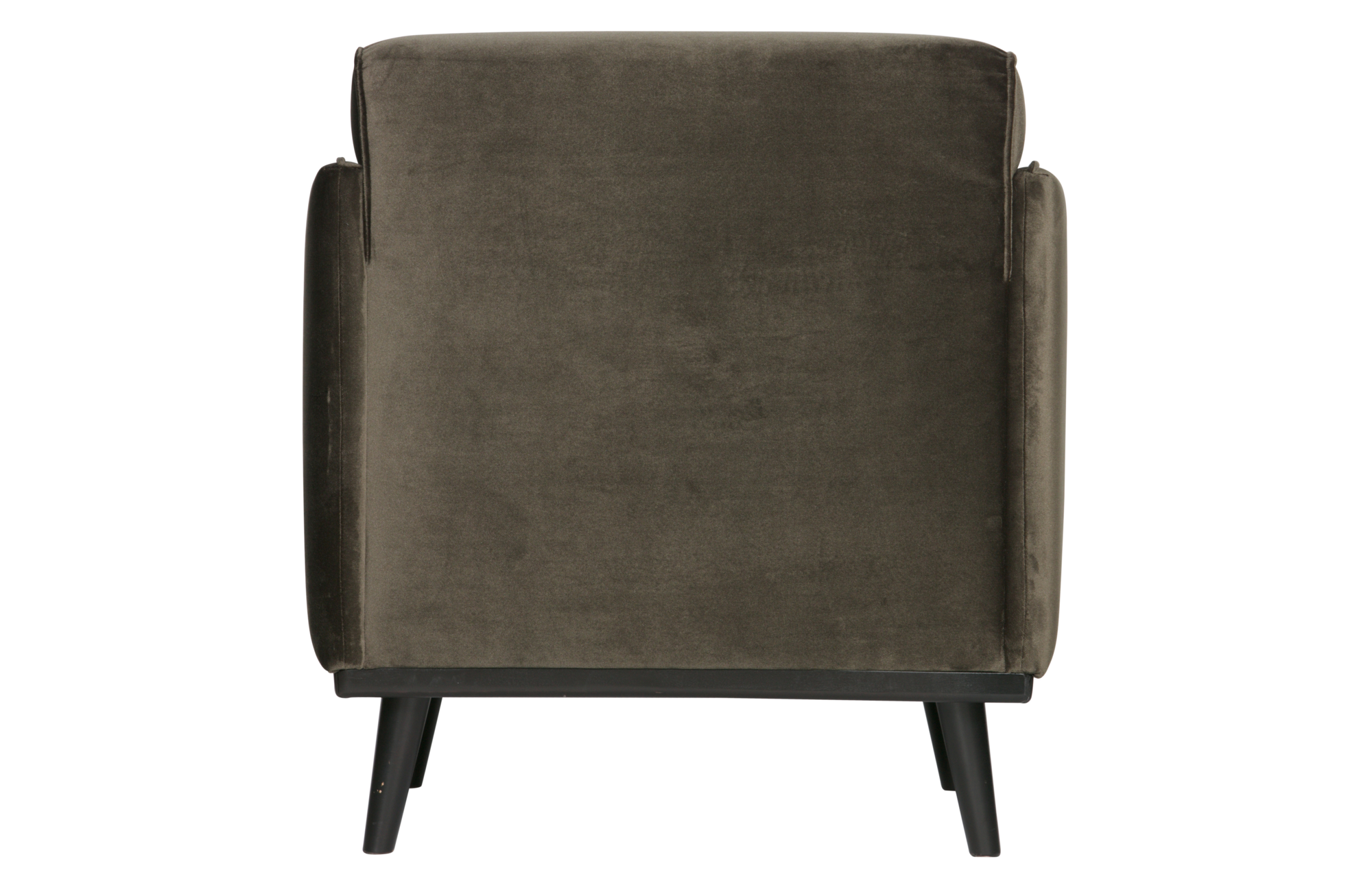 Fauteuil Statement met arm fluweel - Warm Groen