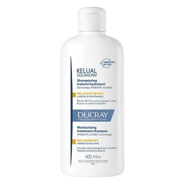 Ducray Kélual Squanorm Shampoo de Tratamento para Caspa Seca 400ml