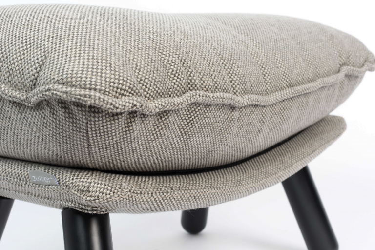Zuiver Lazy Sack voetenbank lichtgrijs