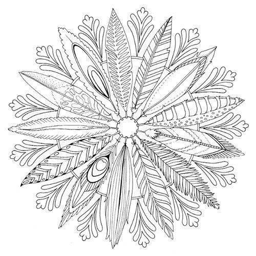 Uitgeverij bbnc kleurboek natuurmandala's