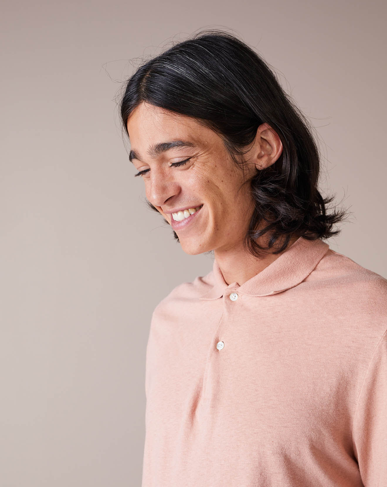 Bellerose Polo en Coton & Lin Vota nude