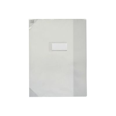 Oxford Strong Line - Protège cahier sans rabat - 24 x 32 cm - incolore translucide