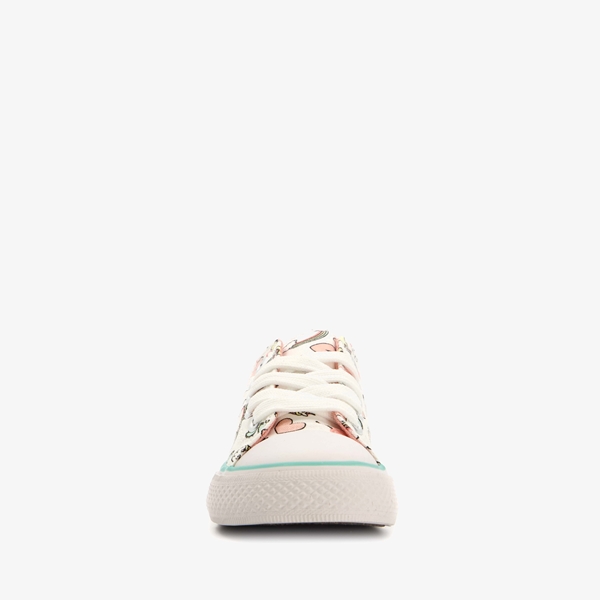 Canvas kinder sneakers met unicorn print