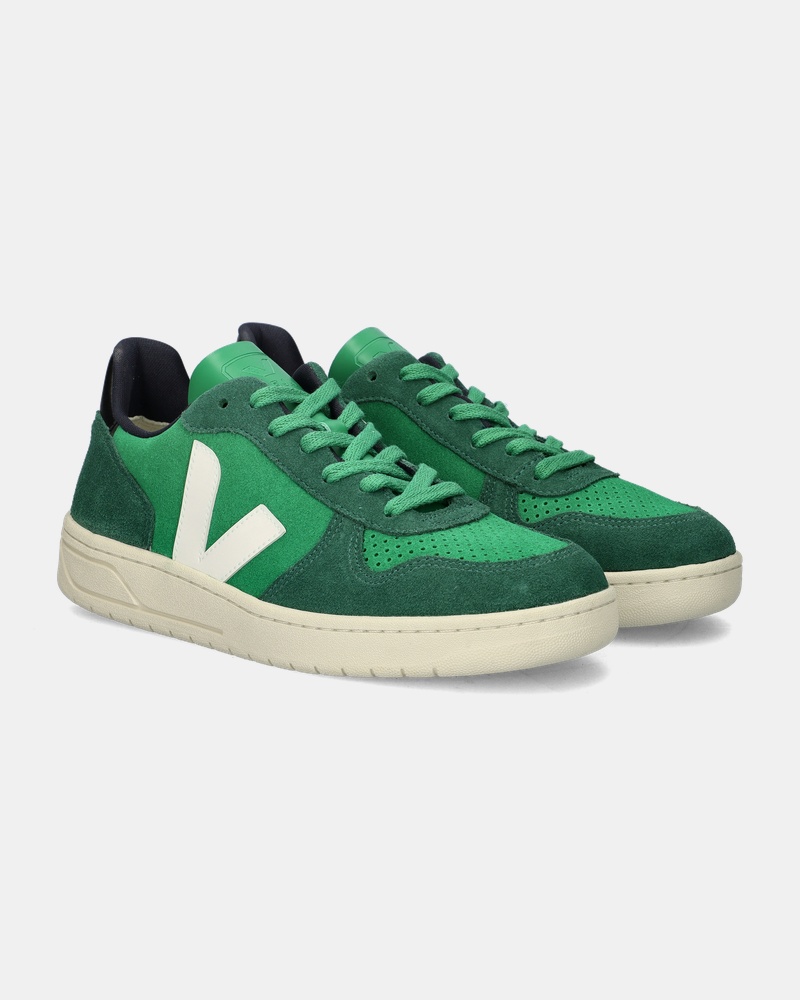 Veja V-10 Lage sneakers  - groen