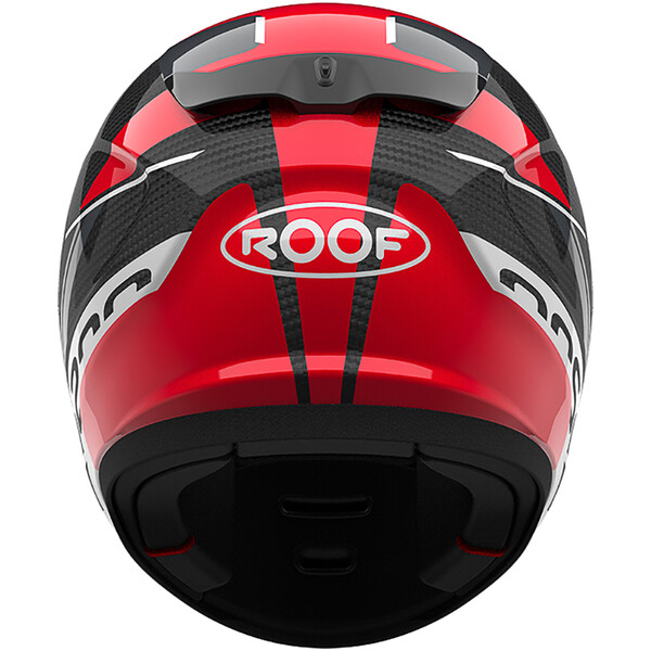 Roof - Casque RO200 Carbon Falcon Noir / Rouge / Blanc