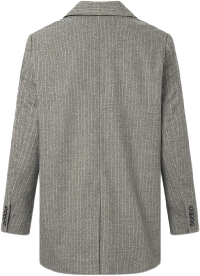 Nué Notes Tyler Blazer Multi grey stripe