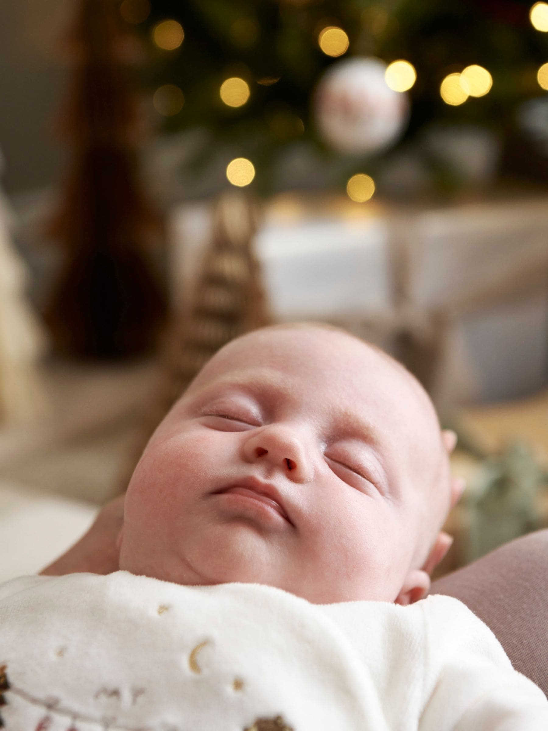 Mamas & Papas My First Christmas Velour Sleepsuit