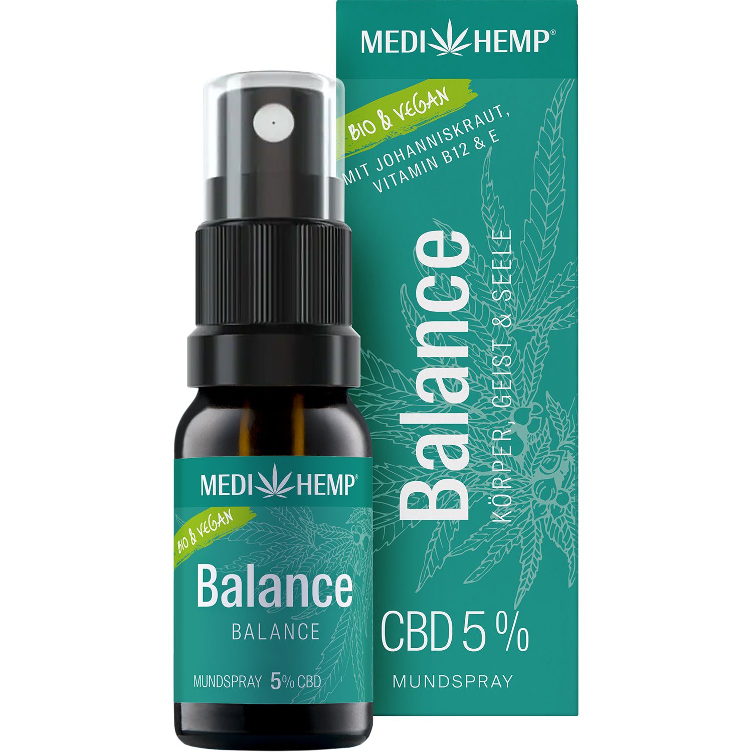 MEDIHEMP Bio Balance Mundspray 5% CBD