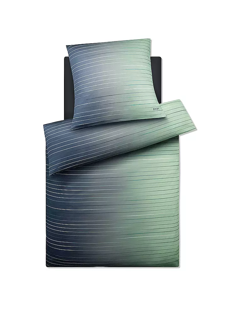 JOOP Satin Bettwäsche 200x200cm MOVE Aqua mint