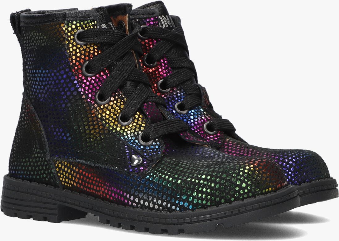 TON & TON zwarte ton & ton veterboots hedvig