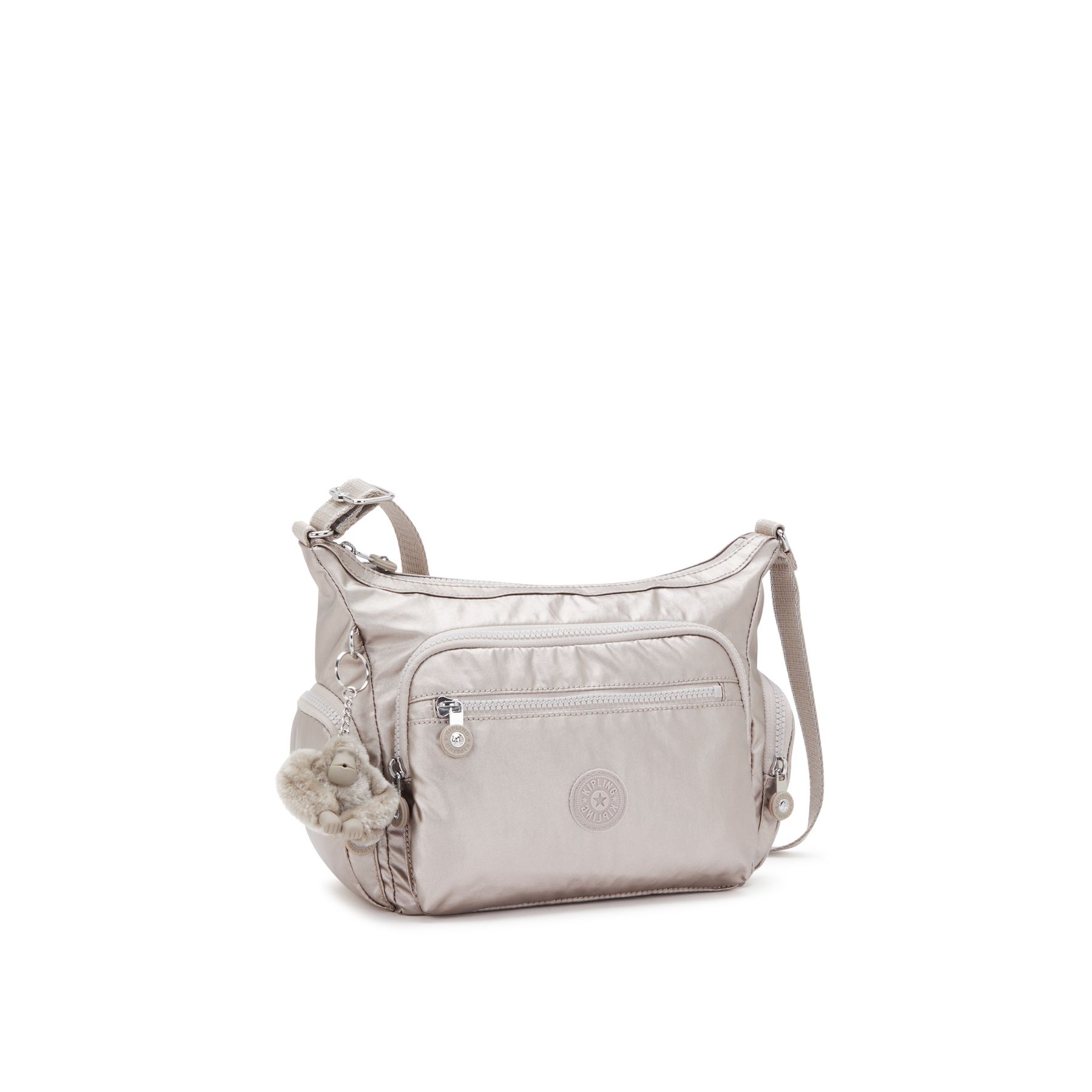 GABBIE S Petit sac bandoulière à compartiments multiples - Metallic Glow