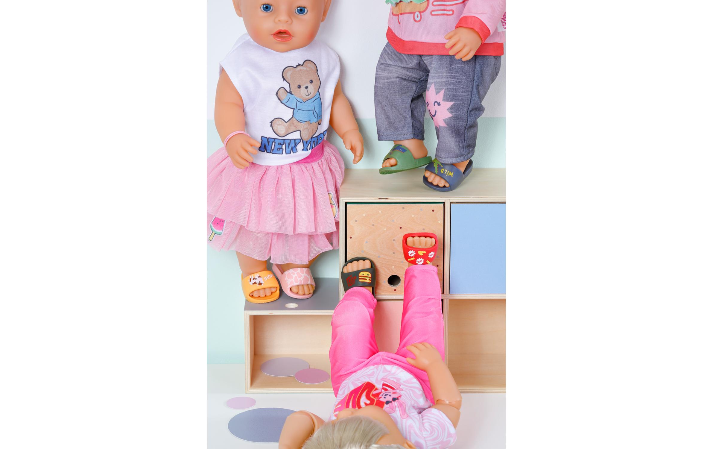 Puppenkleidung Badelatschen assortiertBadeschuhe für die Puppe