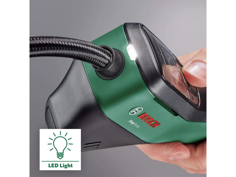 Bosch Akku-Druckluftpumpe EasyPump 3.6 V Elektrische Luftpumpe, Mini-Kompressor