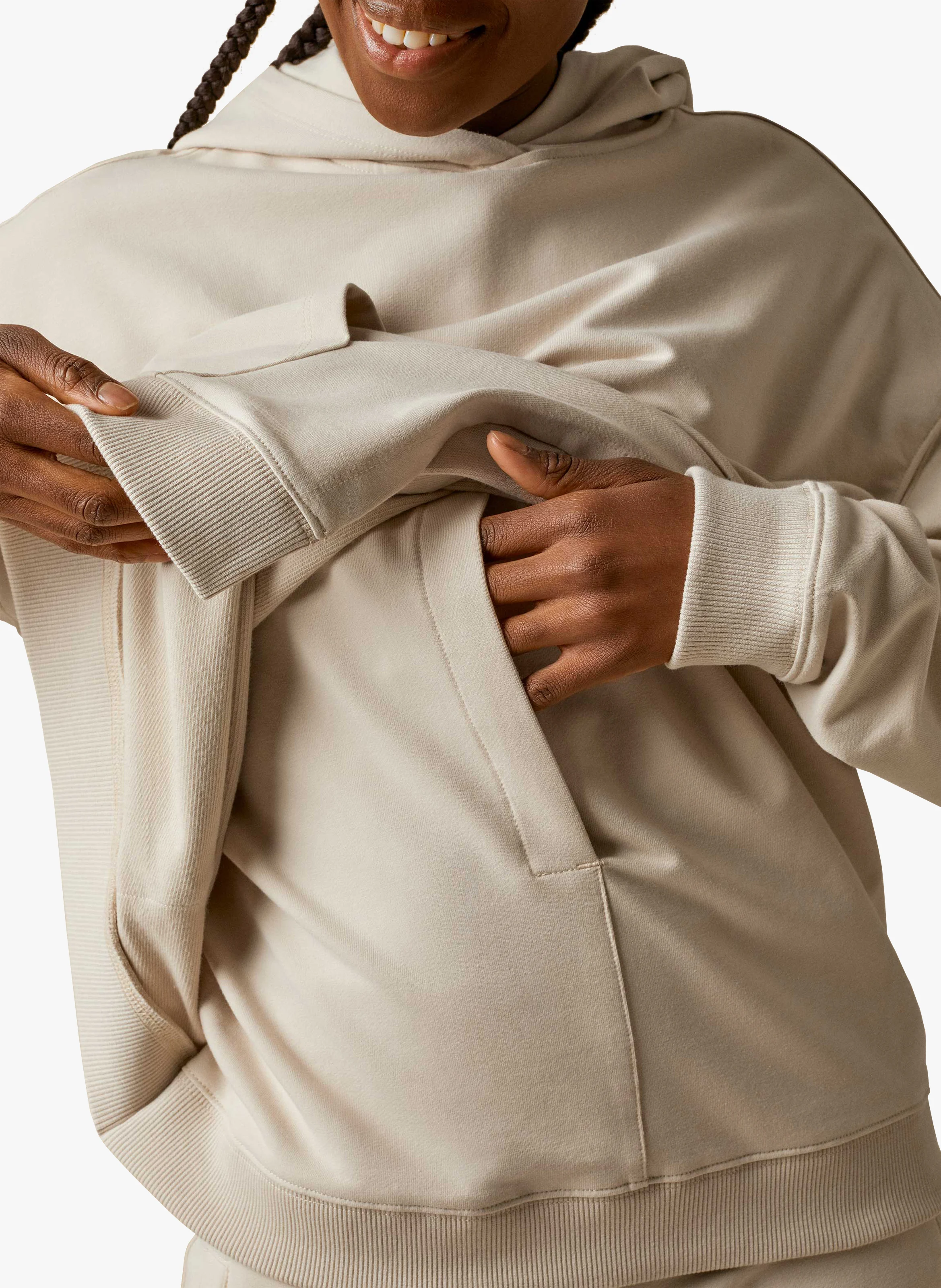 Sweat de grossesse et d'allaitement | Beige