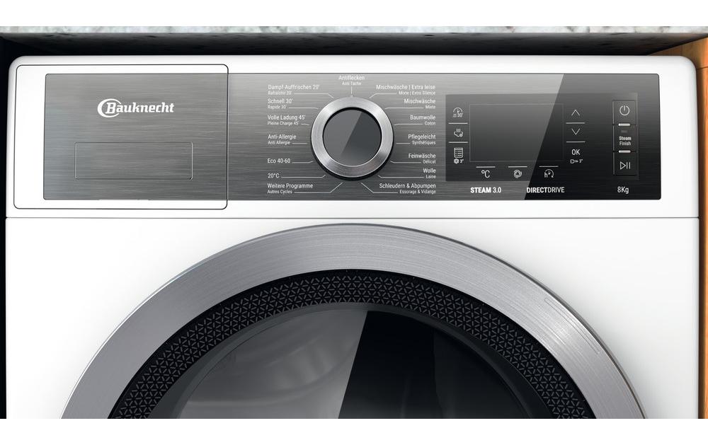 Waschmaschine B6 W845WB CH Links<br>Frontloader mit 8 kg Ladekapazität