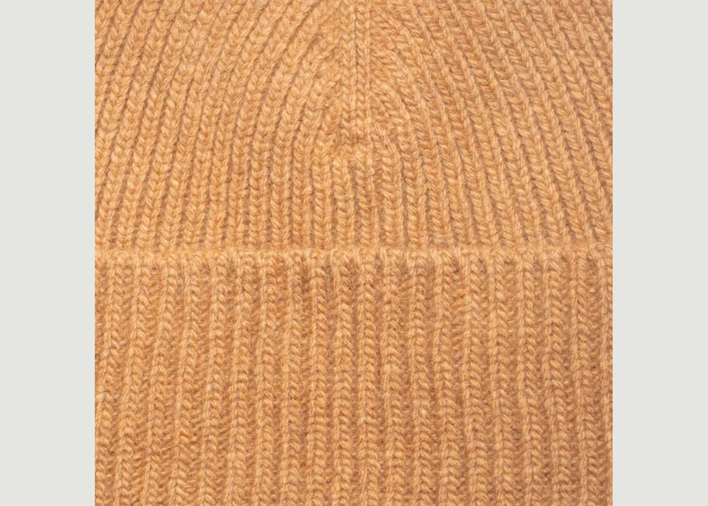 Bonnet uni en cachemire recyclé et laine recyclé Douillet