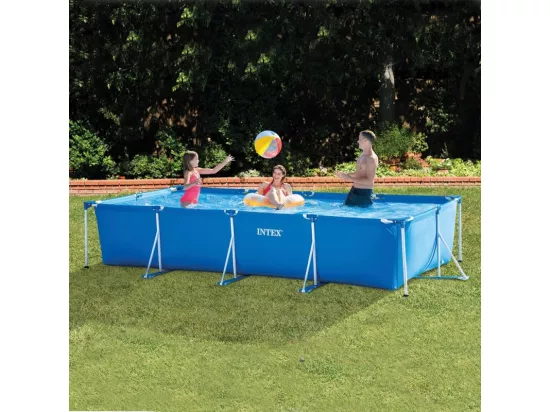 Piscine hors sol rectangulaire 450x220x84 cm avec pompe