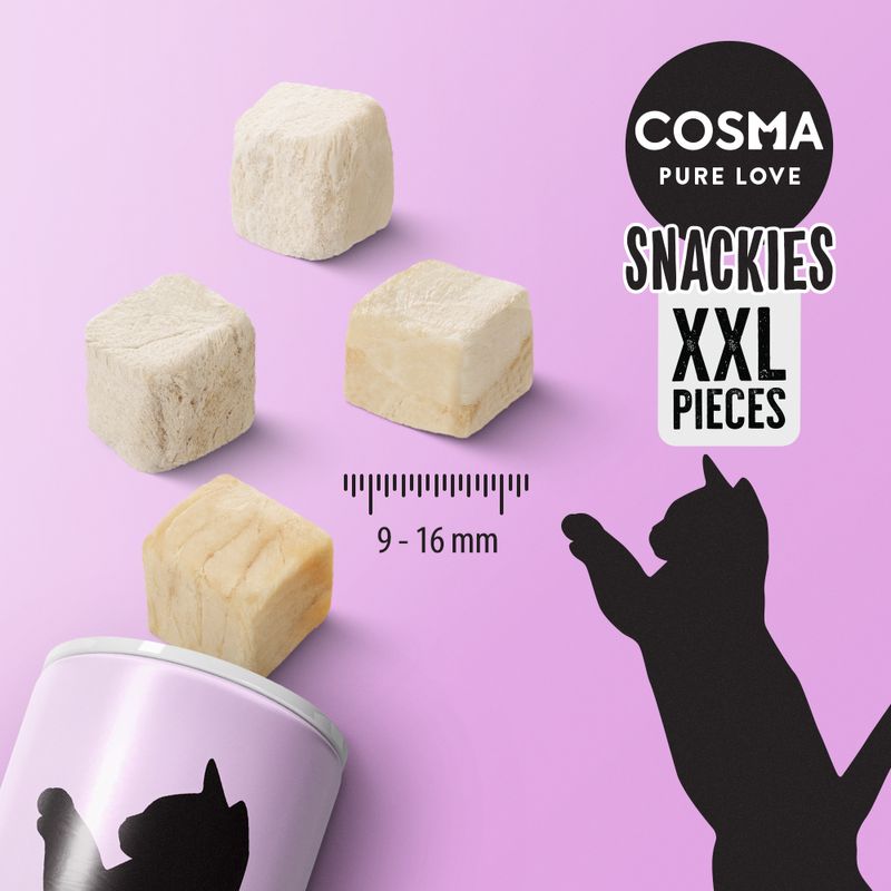 Friandises lyophilisées Cosma Snackies XXL