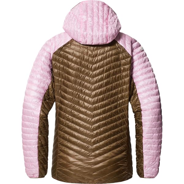 Doudoune randonnée HAGLÖFS HAGLOFS L.I.M MIMIC HOOD W FRESH PINK/TEAK BROW