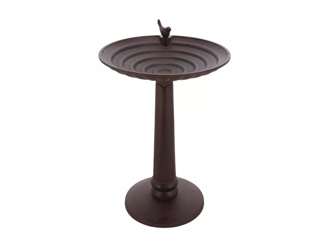 Bain à oiseaux en fonte sur pied XL - 37 cm