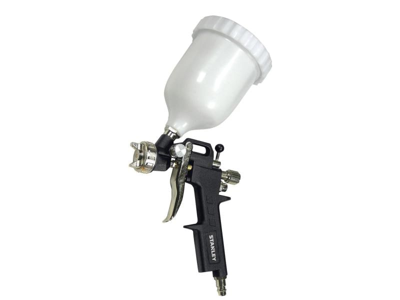 Stanley Druckluft-Sprühpistole 0.5 l Stanley Lackierpistole mit Fliessbecher 0.5 l