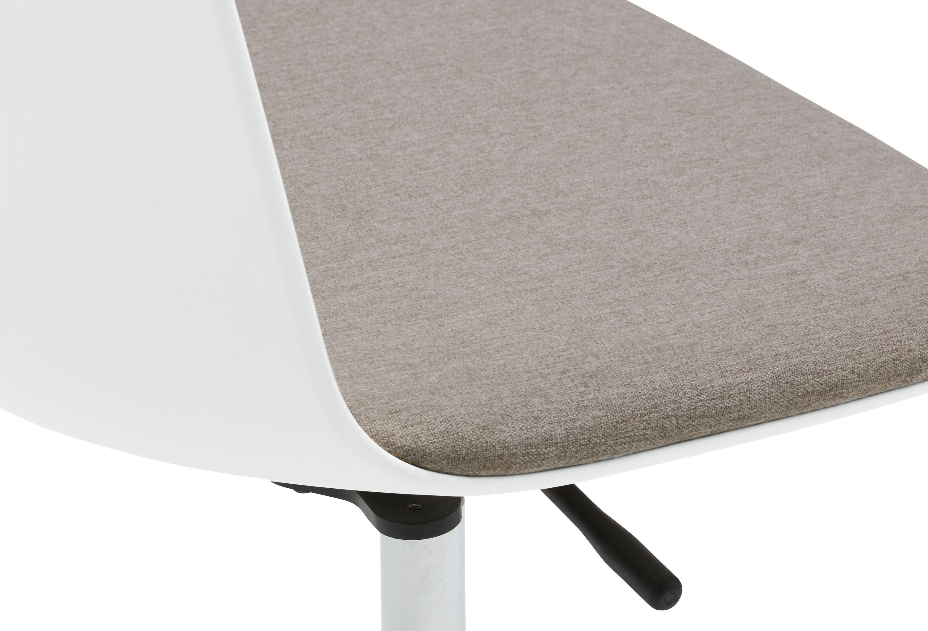 MUSK Bürostuhl - Weiss / B: 65.5 cm x T: 65.5 cm x H: 84.5 cm