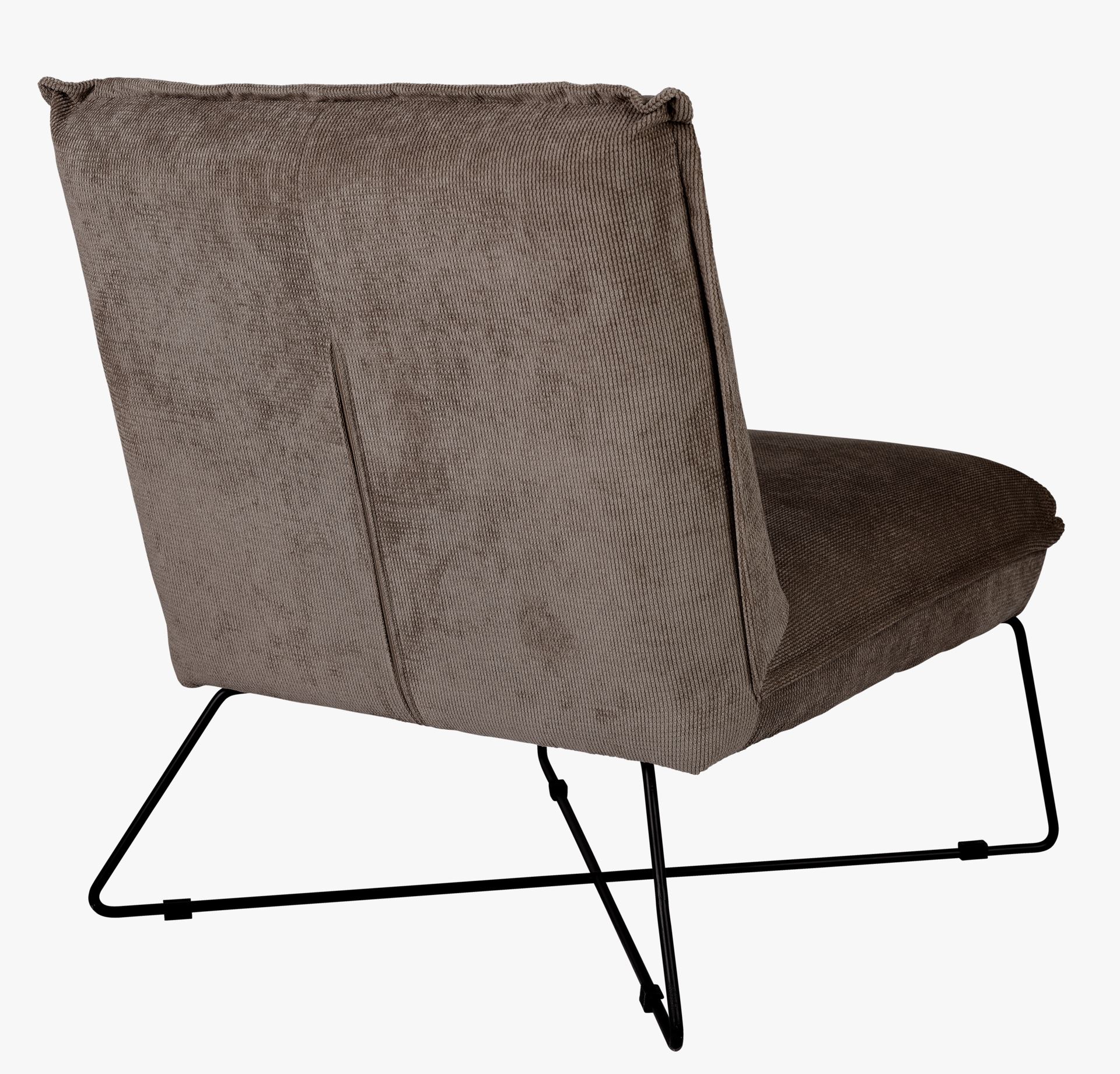 Loungestol lys brun - 72x83x82,5 cm